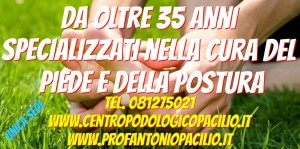 piede e plantari specialistici PROF. DOT. ANTONIO PACILIO