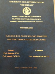 sedute tesi master posturologia clinica napoli 2017