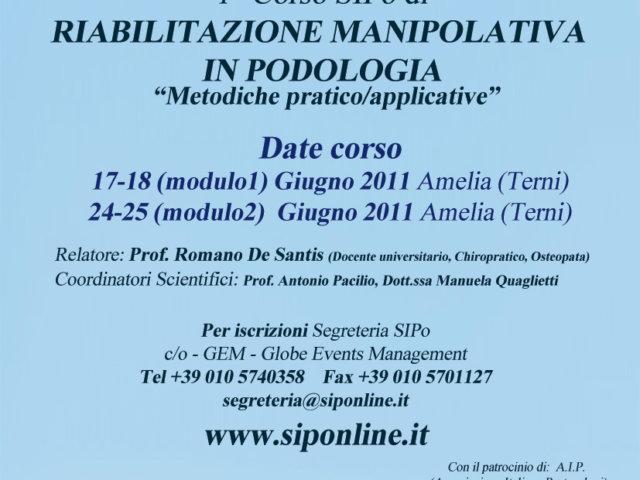 Corso di Riabilitazione Manipolativa S.I.Po.